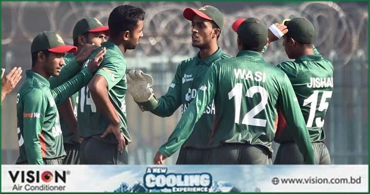 শেষ ম্যাচে যুবাদের ৭ উইকেটের হার, সমতায় শেষ সিরিজ